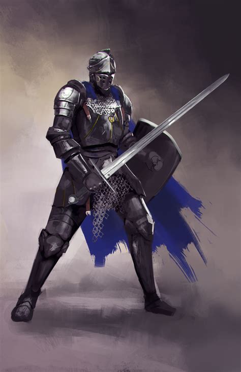 Medieval Knight By Jeffchendesigns Rpg Character Character Portraits