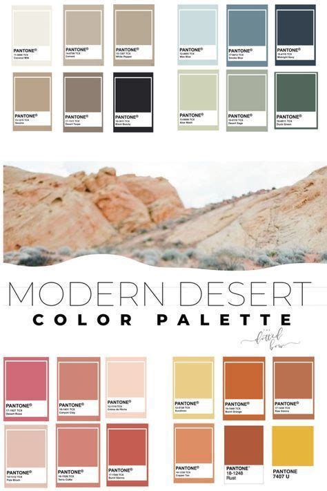 Desert Color Scheme Desert Wedding Modern Southwest Decor Style In
