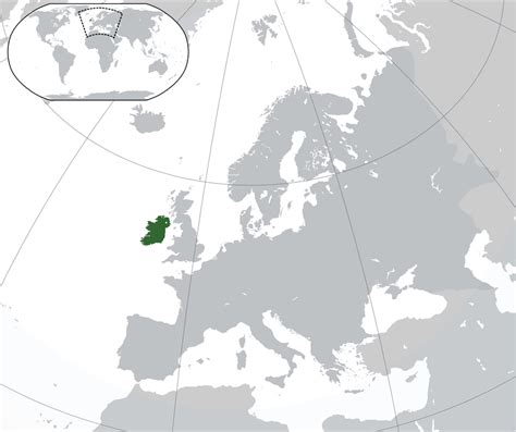 Ireland Map And Ireland Satellite Images
