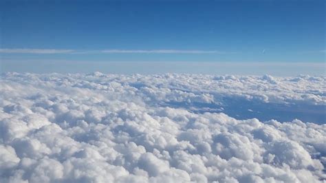 Clouds View From Airplane Hd Royalty Free Video Youtube