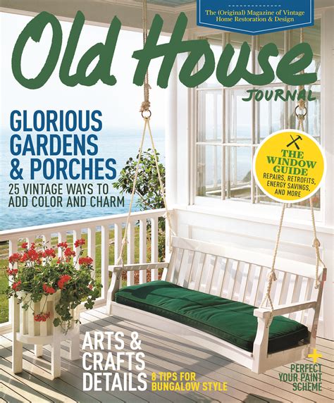 Old House Journal June 2014 Porch Repair Energy Retrofit House Journal Mid