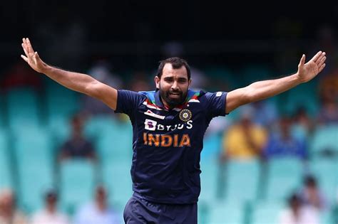 ind v aus 2020 mohammed shami india s most successful odi bowler for the second consecutive year