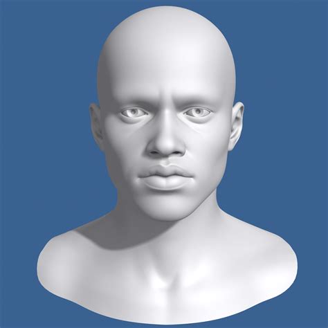 African Male 3d Scan And Reference Photos 3d Model 20 Unknown Free3d