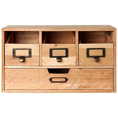 Check out our craft storage with drawers selection for the very best in unique or custom, handmade pieces from our shops. MyGift Rustic Brown Wood Desktop Office Organizer Drawers ...