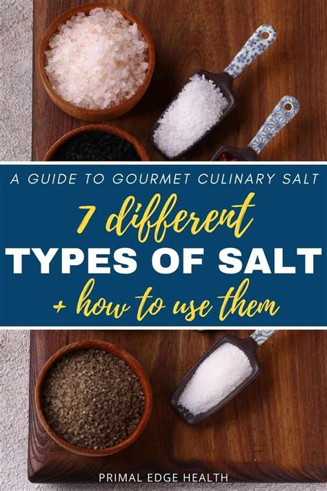 7 Different Types Of Salt How To Use Them Primal Edge Health In