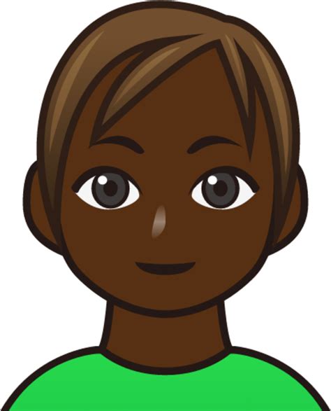 Boy Black Emoji Download For Free Iconduck