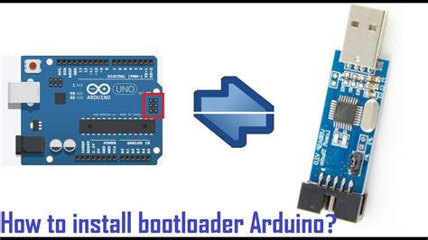 How To Install Bootloader Onto Arduino With Usbasp Youtube