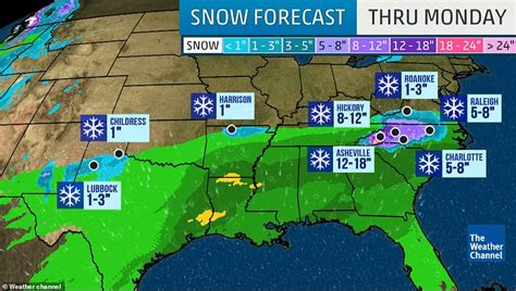 Winter Storm Diego Sweeps Across The Southern Us Dumping Snow Sleet