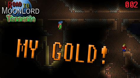 002 My Gold Ore Terraria W Lucians Sword Youtube