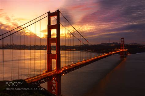 Photograph Golden Gate Bridge Sunrise By Richard Susanto On 500px