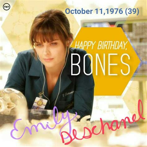 Happy Birthday Emily Deschanel Bones Tv Show Emily Deschanel Tv Shows