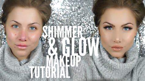 Shimmer And Glow Makeup Tutorial Beeisforbeeauty Youtube