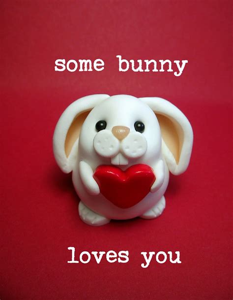 Some Bunny Loves You Card I Have Designed A Collection O Flickr