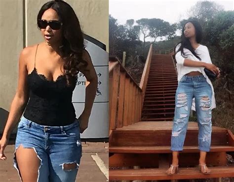 Mzansi Celebs Who Rock The Ripped Jeans Look Pictures Za