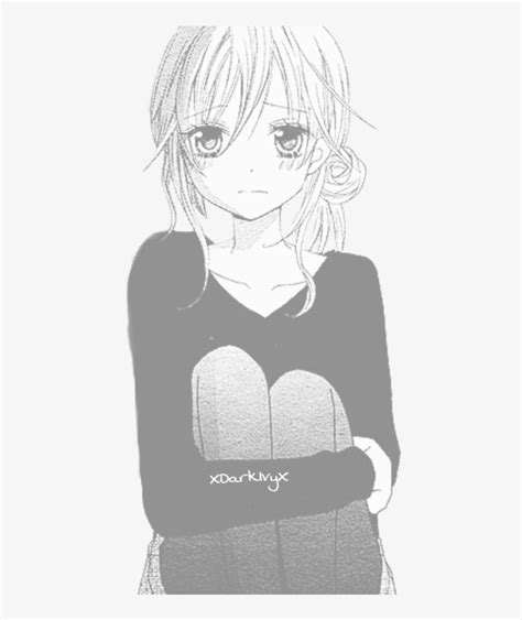 Girl Render By Xdarkivyx On Deviantart Anime Girl Black And White