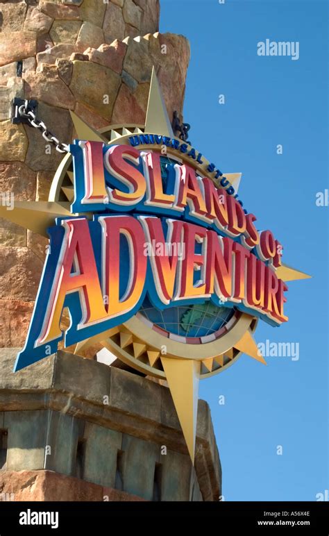 Islands Adventure Sign Universal Studios Hi Res Stock Photography And