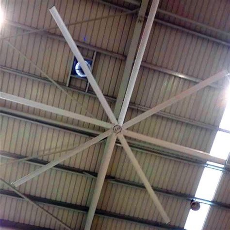 Yes, for larger rooms or cathedral ceilings over 15 feet, you could use a larger fan. AWF49 Large Outdoor Ceiling Fans , High Volume Low Speed ...