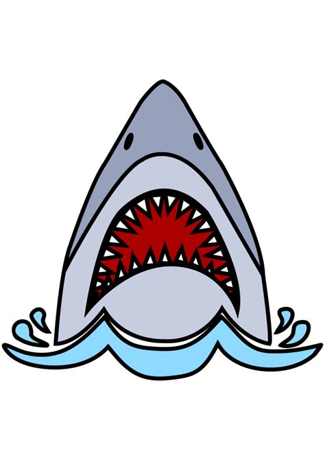 Shark Head With Open Mouth Free Svg File Svg Heart Free Svg Svg
