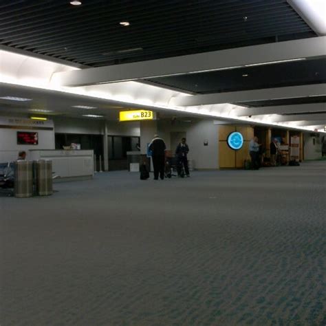 Concourse B Airport Terminal In Port Columbus International Airport