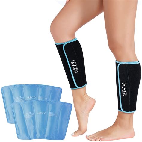 Buy Revix Calf And Shin Gel Ice Packs For Injuries Reusable Leg Cold