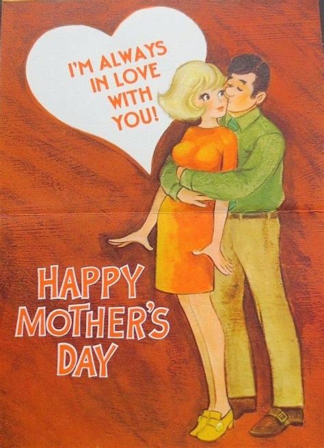 1960s Mothers Day Card From Husband I Miss My Mom Mom Help Happy