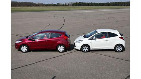 Vergleich Ford Ka Und Ford Fiesta Im Test Auto Motor Und Sport