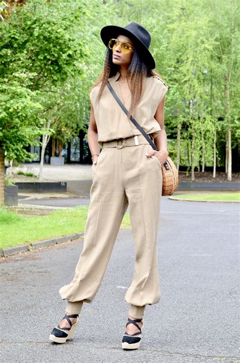 Safari Style In A Guess Jumpsuit Safari Style Safari Outfit Style