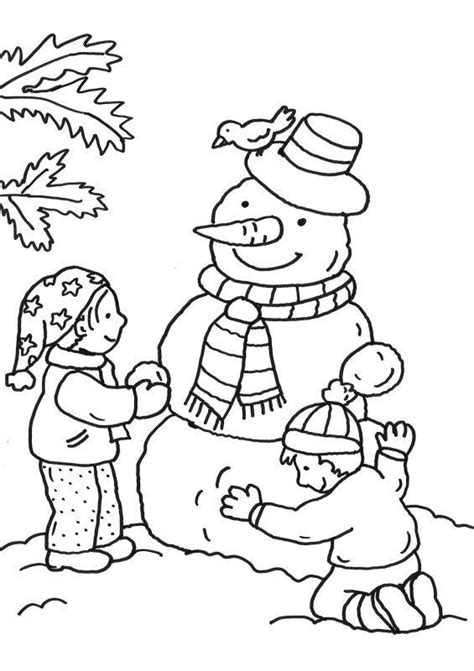 Ich möchte einer freundin einen gutschein für einen kinobesuch schenken und den gutschein selber basteln und puzzle vorlage zum ausdrucken, wo bekomm ich die her? Kostenlose Malvorlage Schneemänner: Kinder bauen Schneemann zum Ausmalen