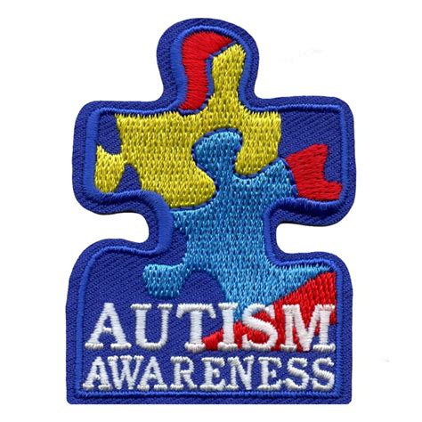Autism Awareness Patch Puzzle Piece Embroidered Iron On Fa3 Etsy