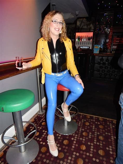 Latex Jeans And Top N The Pub 14 Pics Xhamster