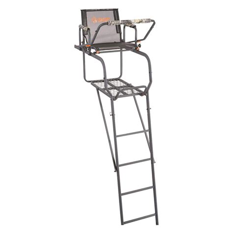 Guide Gear 155 Foot Single Person Ladder Deer Hunting Tree Stand With