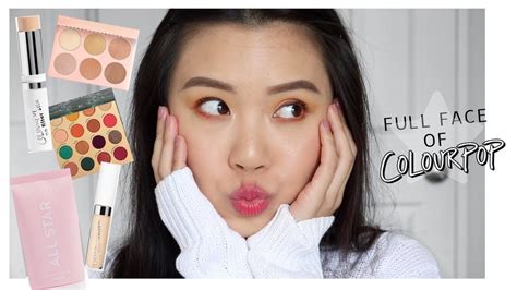Full Face Of Colourpop Cosmetics Youtube