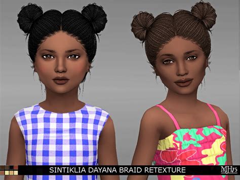 Sims Addiction Sintiklia`s Dayana Braid Retextured By Margie Sims