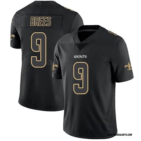 Nike Drew Brees New Orleans Saints Youth Limited Black Impact Jersey