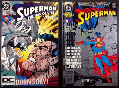 Superman The Man Of Steel 19 And Superman Annual 3 Both 3rd Prints