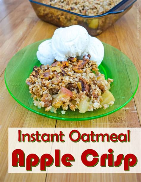 Instant Oatmeal Apple Crisp Recipe Diana Rambles
