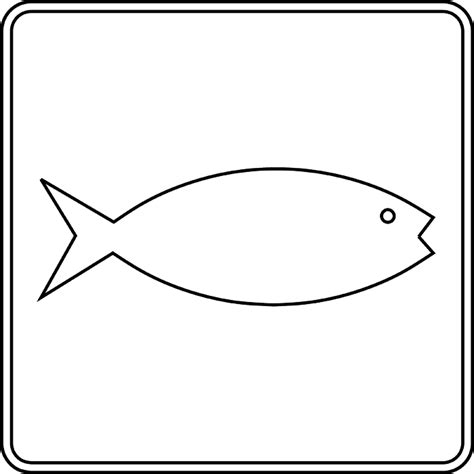 Simple Fish Outline Cliparts Co