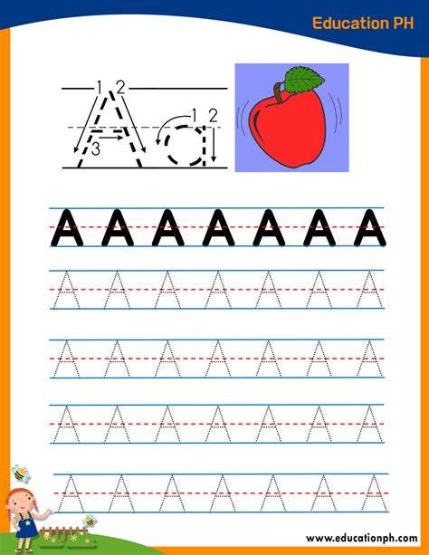 Free Printable Preschool Alphabet Tracing Worksheets