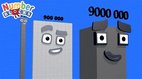 Looking For Numberblocks Comparison 9 90 900 9000 90000 900000 9000000