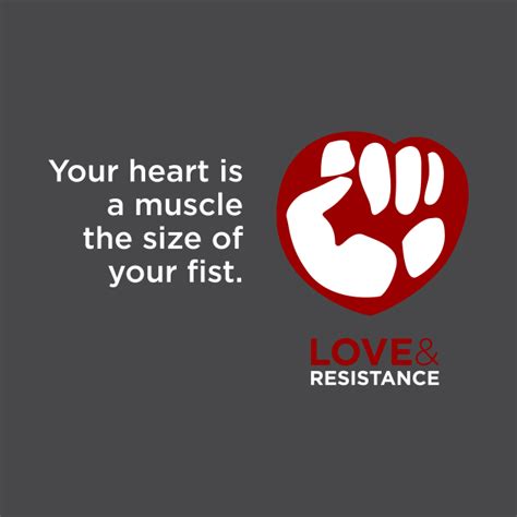 Your Heart Is A Muscle The Size Of Your Fist Justice T Shirt Teepublic