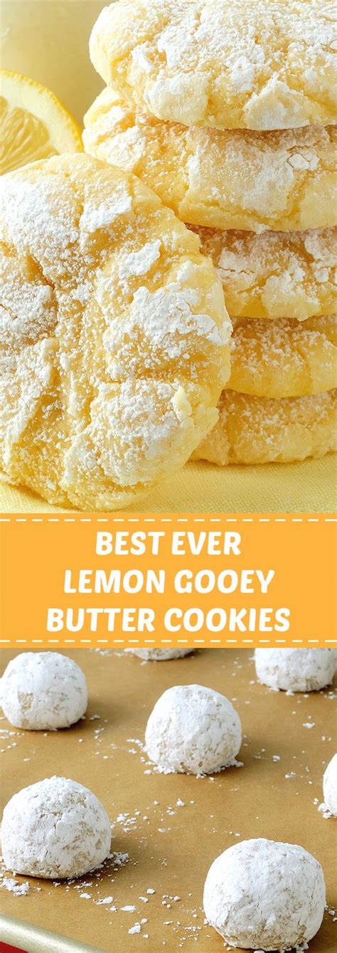 I used almond flour mostly and spelt for the rest and holy smokes was the texture to die for. Best Ever Lemon Gooey Butter Cookies | Gooey butter cookies, Lemon cookies recipes, Butter cookies