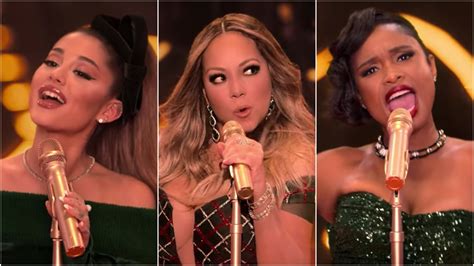 Mariah Carey Ariana Grande And Jennifer Hudson Join Forces For New