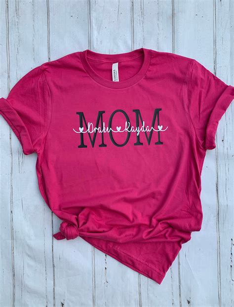 Mom Shirt With Childrens Names Three Strikes And Out