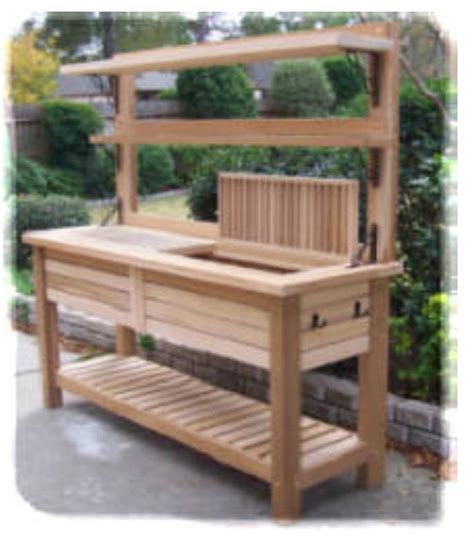 Outdoor Garden Potting Bench Design Ideas 24 Decorelated
