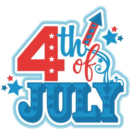 Independence day & the 4th of july. 4th of July Title SVG scrapbook cut file cute clipart files for silhouette cricut pazzles free ...