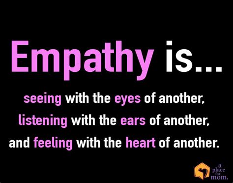 Empathy Is Quotes Empathy Words