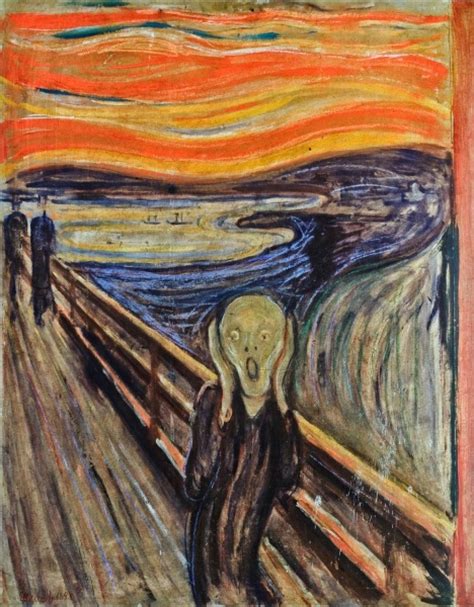 Histoire Des Arts Le Cri Dedvard Munch