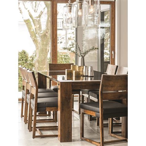 Canadel Loft Custom Dining Customizable Rectangular Table Set Wilsons Furniture Dining 7