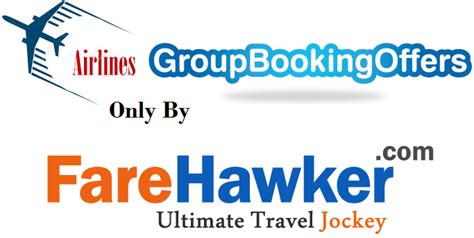 Farehawkercom Ultimatetraveljockey Airlines Group Booking Available