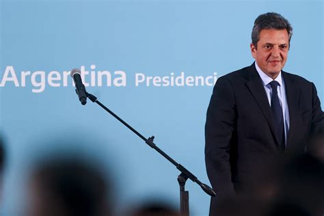 Sergio Massa De Superministro A Candidato Presidencial